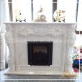 Hand Carved Home Decorative contemporary marble fireplace